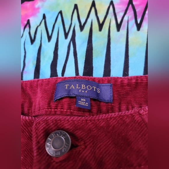 Talbots Red Corduroy Pants - Picture 4 of 4
